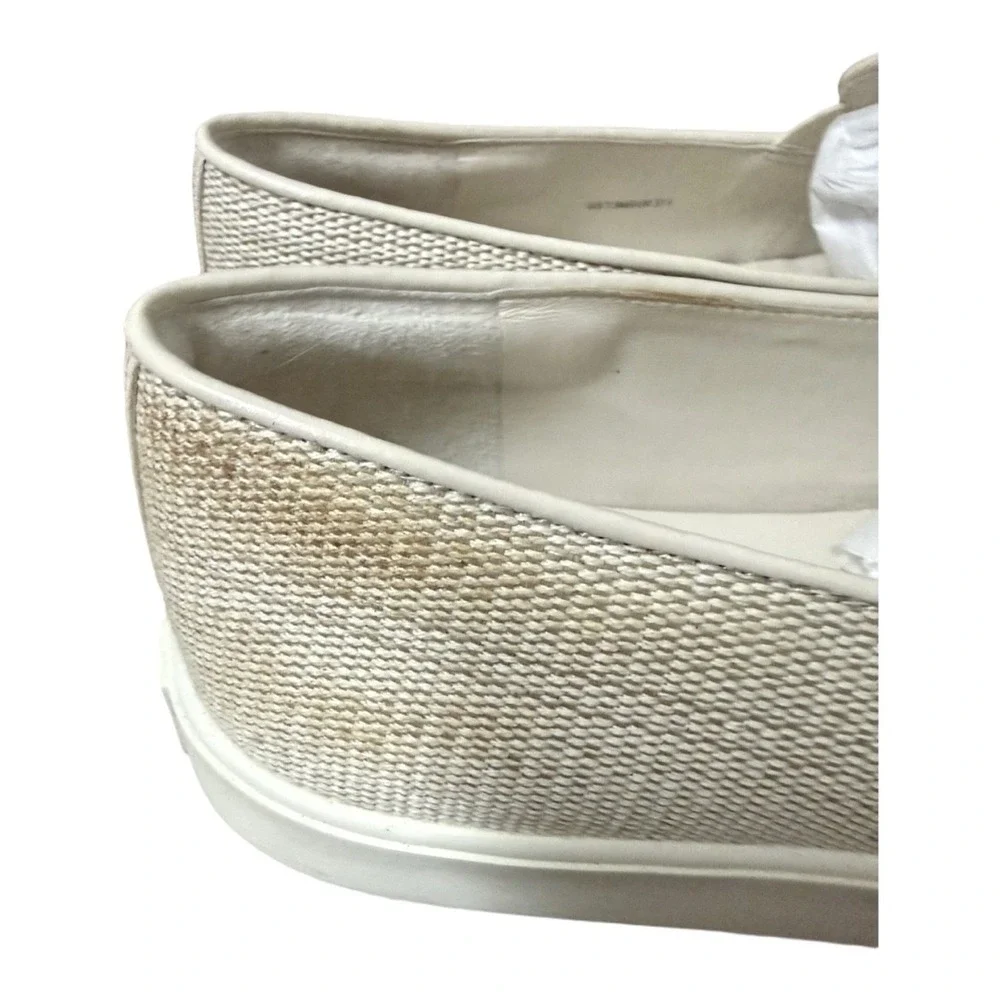 Vince Preston Perforated Cream Beige Mesh Slip On Sneakers Size 7.5 Casual